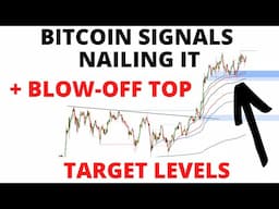 URGENT BTC UPDATE:  Bitcoin Signals Nailing It - BTC Blow-Off Top Target Levels