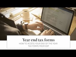 KDP Year End Tax Forms 2022