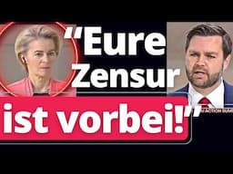 Paris Beben: JD Vance lässt es richtig knallen vor EU Leuten!