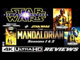 STAR WARS THE FORCE AWAKENS + THE MANDALORIAN seasons 1 and 2 4K UHD REVIEWS