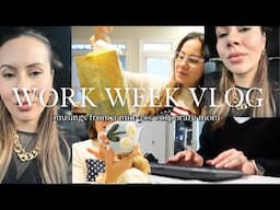 Work Days in My Life  |  Working mom, Daycare drop-off, Kumon & Swim team & Anthropologie finds 💻