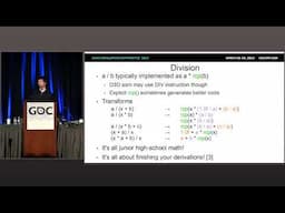 Low-Level Thinking in High-Level Shading Languages | GDC 2013