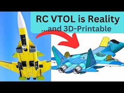 Making RC VTOL Reality and 3D Printable after 10 Years of Development