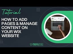 How To Add Pages and Manage Content On Your Wix Website | Wix Pages | Wix | Wix Website Tutorial