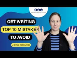 Top 10 MISTAKES in OET WRITING