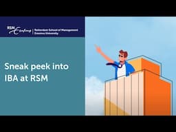 International Business Administration Bachelor programme at RSM