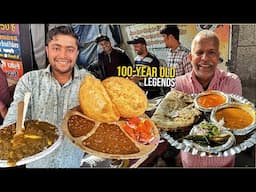 90/- Rs Delhi Street Food 😍 Bille Di Hatti Desi Ghee Chole Kulche Makhan Kachori Lady Selling Maggi