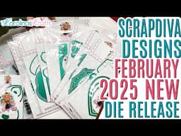 NEW Paper Craft Dies Haul Release, Scrap Diva Designs FEBRUARY 2025, New Album Dies & Valentine Dies