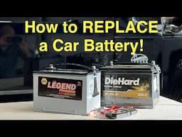 How to Replace a Car Battery ( the right way! )