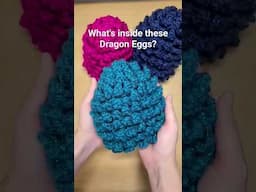 I crocheted these Dragon Eggs but what's inside? 🤔