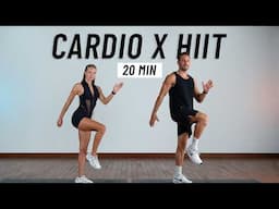 20 MIN CARDIO HIIT WORKOUT - ALL STANDING - Full Body, No Equipment, No Repeats