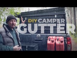 Will this even work? My DIY rain gutter for the back of my truck camper