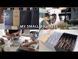 Bringing Joy Through My Small Business During Christmas | BTS my messy kitchen | My Christmas Vlog