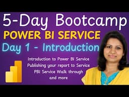 Power BI Service Day 1: Introduction for Beginners | Goms Tech Talks Live Bootcamp #powerbi