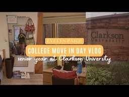 COLLEGE MOVE IN VLOG // senior year at Clarkson University