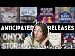 2025 ANTICIPATED BOOK RELEASES | January, February, March