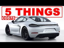 5 COSTS of a Porsche 718 GTS 4.0 - How much my daily driver costs to run per year