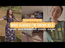 what classes I'm taking as an environmental science major // senior year Clarkson University