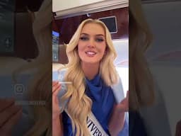 Miss Universe Denmark as she started her journey #missuniverse2024 #denmark