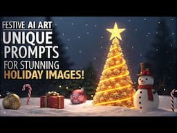 Festive AI Art: UNIQUE Prompts for Stunning Holiday Images! 🎨🎄”