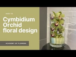 How to Make a Simple Cymbidium Orchid Arrangement - Wholesale Flowers Direct