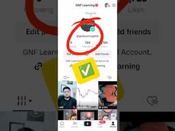 GNF Learning TikTok Fake Account Becareful ❌ #gnflearning #binance #trading