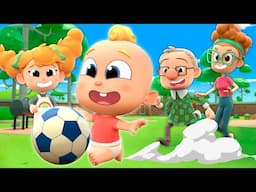 The SOCCER (FOOTBALL) song, Baby Miliki version! – Healthy Habits for Kids | Miliki Family