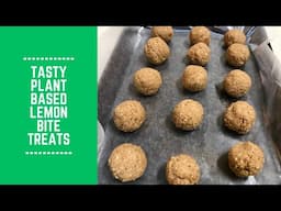 Tasty Plant Based Lemon Bite Treats