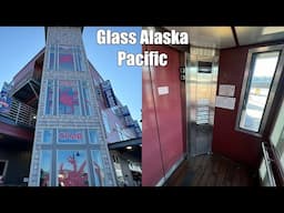 Glass Alaska Pacific Elevator at Alaska King Crab Co in Ketchikan, AK