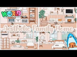 Aesthetic Family Home Build!? | Toca Boca World (Maple Avenue Home Design) Pippa & Pip series