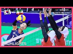 Korea vs Iran | Highlights | Jan 08 | AVC Women's Tokyo Olympic Volleyball Qualification 2020