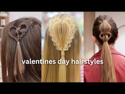 3 easy valentines heart hairstyles