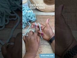 HOW TO CROCHET BLANKET -STEP 1| slip knot | foundation chain  #blanket