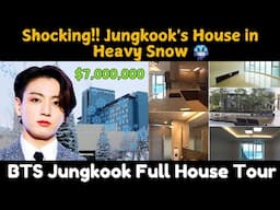 Jungkook's House in Heavy Snow | BTS Jungkook Full House Tour 🏠| BTS Jungkook's New House | BTS