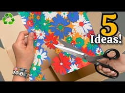 Transforming Cardboard Box & Fabric Scraps! 😱♻️ 5 Super Genius Recycling Ideas That Will Amaze You!