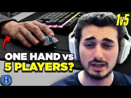 ONE HANDED Pro Player vs 5 Beginners (Hardest Challenge Ever) | AoE2