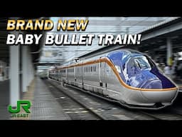 The NEWEST Bullet Train in Japan - the E8 Series "Tsubasa" Mini-Shinkansen!