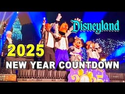 Disneyland New Year's Eve 2025 Fireworks | New Year Countdown 2025