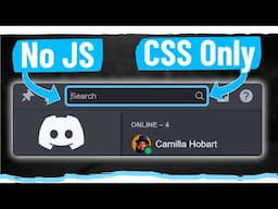 Discord Made The Coolest CSS Only Input Animation