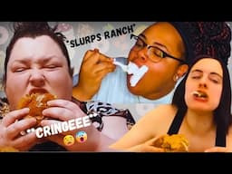 Mukbangers acting like they haven't ATE in years | Mukbang CRINGE Compilation