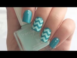 Easy Chevron Nail Art Using Snail Vinyls!