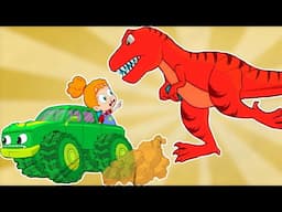 Baby Dinosaur is Lost! | Groovy The Martian educational cartoon for Kids