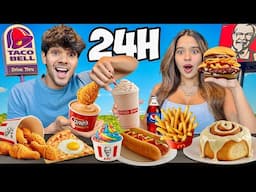 Only Eating Fast Food For 24 Hours Challenge | Yash And Hass | සිංහල Vlog