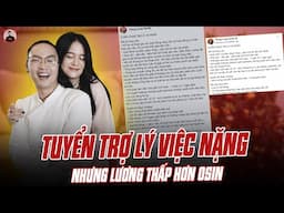 CƯ DÂN MẠNG PHẪN NỘ VÌ THỦNG LONG FAMILY TUYỂN TRỢ LÝ VIỆC NẶNG NHƯNG LƯƠNG THẤP HƠN OSIN