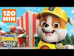 Rubble Builds a Popcorn Café & Pizza Parlor + Rescues Restaurants! | 2 Hours | Rubble & Crew