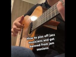 How to piss off jazz musicians #jazzguitar #gypsyjazz  #rumbaflamenca #gipsykings