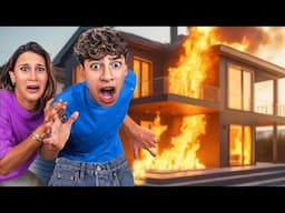 The Royalty Family House Burned Down! 😱 Ferran Shocked #wildfire