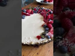 Coconut Berry Tart #shorts #healthylifestyle #easycooking