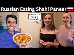 Russian Eating Shahi Paneer First Time 🇷🇺