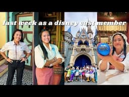 last week as a disney cast member @ magic kingdom || disney vlogs 2024